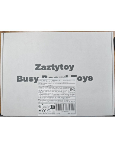 Tablero Ocupado Montessori Zaztytoy 26 en 1 para Niños 1-4 Años