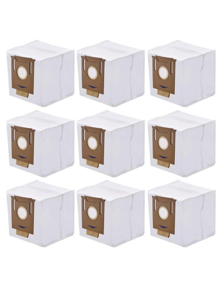Bolsas de polvo desechables Neutop para Ecovacs Deebot T8, N8, N10 - Paquete de 9 Bolsas de polvo desechables Neutop para Ecovacs Deebot T8, N8, N10 - Paquete de 9