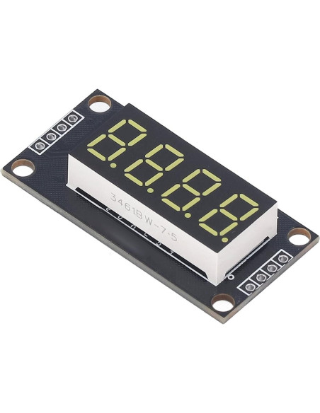 Pantalla Digital LED 4 Dígitos 0.36" TM1637 Fydun Rojo Pantalla Digital LED 4 Dígitos 0.36" TM1637 Fydun Rojo