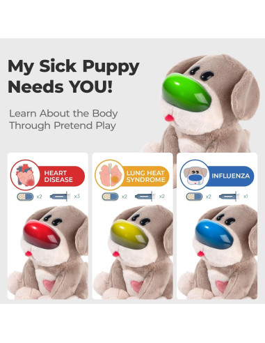 Kit de Doctor Veterinario TOP BRIGHT para Niños 3-5 Años