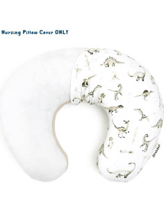 Funda de Almohada de Lactancia GRSSDER Dinosaurio Estirable 2