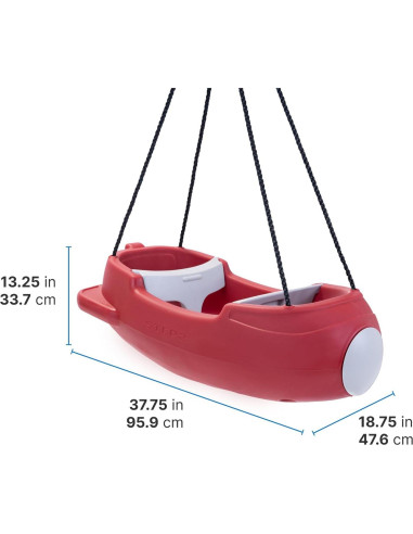 Columpio Cohete Step2 para Dos Niños - Exterior, 22.68 kg