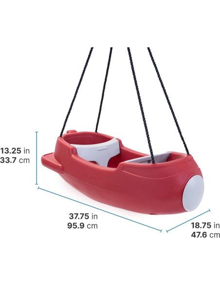 Columpio Cohete Step2 para Dos Niños - Exterior, 22.68 kg Columpio Cohete Step2 para Dos Niños - Exterior, 22.68 kg