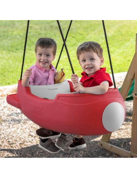 Columpio Cohete Step2 para Dos Niños - Exterior, 22.68 kg Columpio Cohete Step2 para Dos Niños - Exterior, 22.68 kg