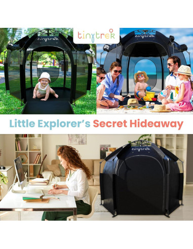 Tienda de Cuna TinyTrek Domo Portátil para Bebés - Cubierta Impermeable