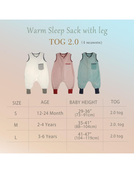 Saco de Sueño para Bebés BloomSTAR Rosa 12-24 Meses Forro Térmico Saco de Sueño para Bebés BloomSTAR Rosa 12-24 Meses Forro Térmico