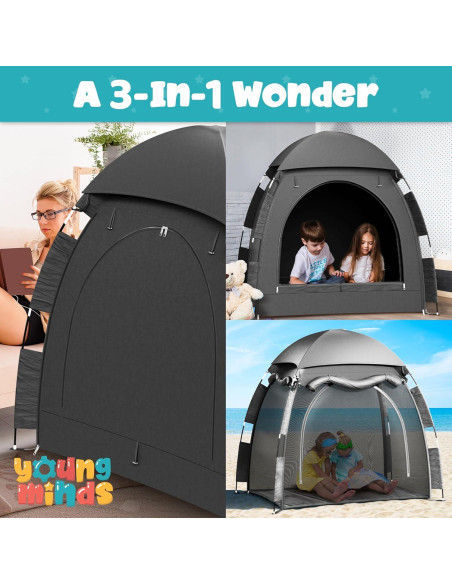 Carpa Blackout para Cuna YoungMinds - Impermeable y Antimosquitos Carpa Blackout para Cuna YoungMinds - Impermeable y Antimosquitos