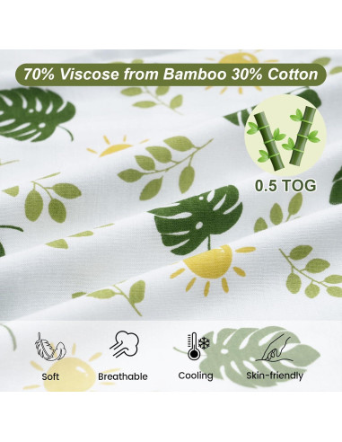Sacos de Dormir para Bebés David 0-6 Meses Rayón Bambú