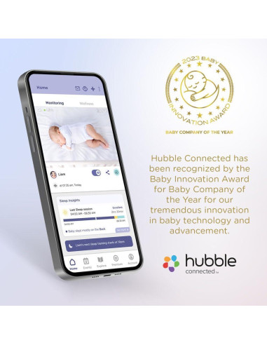 Monitor Inteligente para Bebés Hubble Nursery Pal 5" HD WiFi