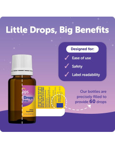 Gotas para Dormir Bebés Ddrops - Orgánicas 60 Unidades 2