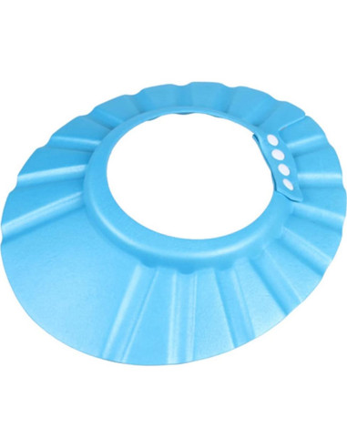 Gorro de baño para bebé Porgeel azul, protección ducha 30 cm