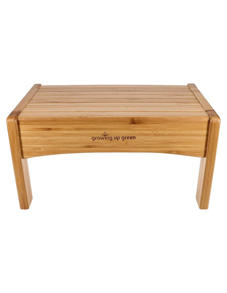 Escalera de baño de bambú Ginsey para niños antideslizante Escalera de baño de bambú Ginsey para niños antideslizante