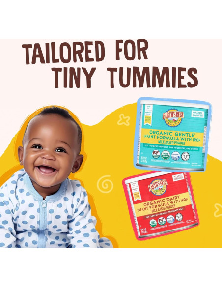 Fórmula Infantil Orgánica Suave Earth's Best 595g con DHA y ARA Fórmula Infantil Orgánica Suave Earth's Best 595g con DHA y ARA
