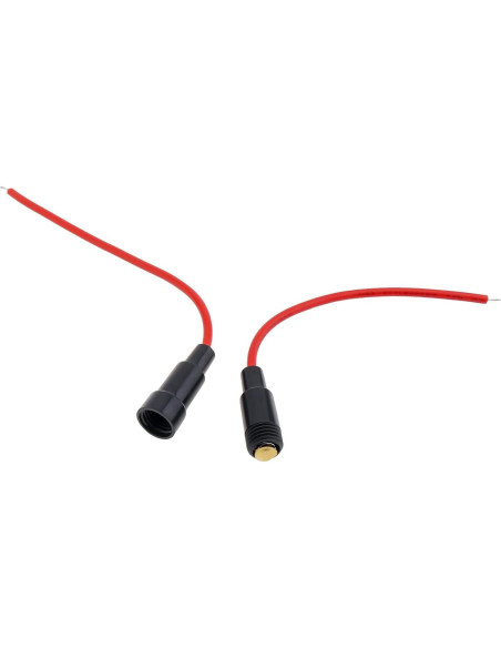 10 Soportes de Fusible Inline DiGiYes 5x20mm 22AWG 23cm 10 Soportes de Fusible Inline DiGiYes 5x20mm 22AWG 23cm