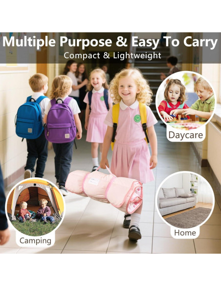 Colchoneta Ligera PRIMLECT para Niños 129.5x55.9cm con Almohada Colchoneta Ligera PRIMLECT para Niños 129.5x55.9cm con Almohada