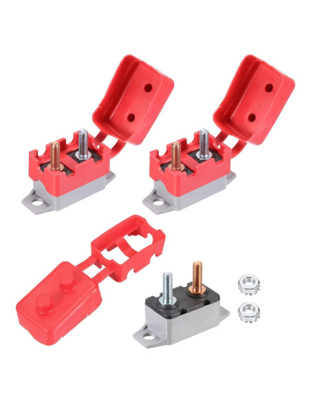 Interruptor Automático DMiotech 12-24V 45A con Soporte de Fusible Interruptor Automático DMiotech 12-24V 45A con Soporte de Fusible