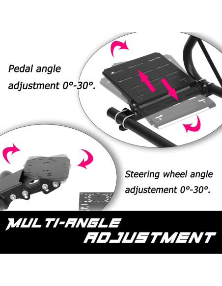 Soporte de Volante Anman Pro para Logitech y Thrustmaster Soporte de Volante Anman Pro para Logitech y Thrustmaster