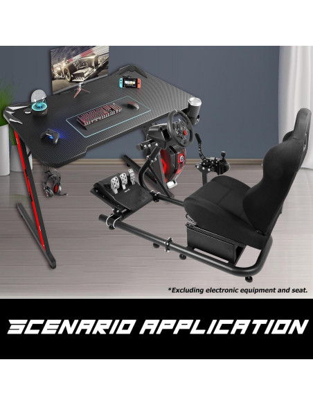 Soporte de Volante Anman Pro para Logitech y Thrustmaster Soporte de Volante Anman Pro para Logitech y Thrustmaster