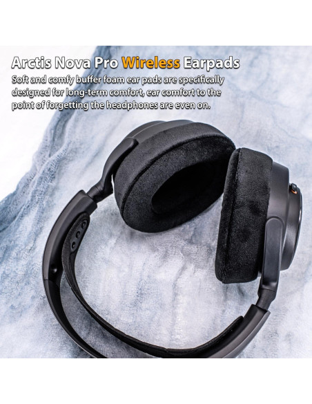 Almohadillas de Repuesto TRANSTEK para Auriculares Arctis Nova Pro Almohadillas de Repuesto TRANSTEK para Auriculares Arctis Nova Pro