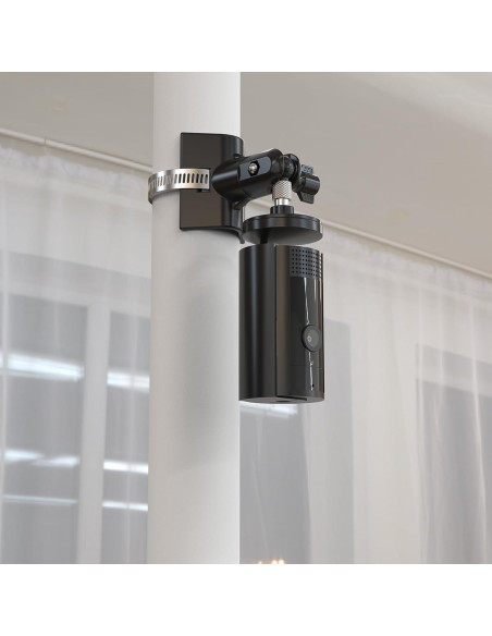 Soporte de Cámara de Seguridad MSAFF Negro sin Perforación Soporte de Cámara de Seguridad MSAFF Negro sin Perforación