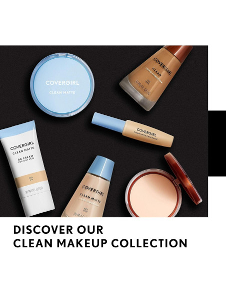 Polvo Compacto Limpio Mate COVERGIRL 10g - Control de Aceite Polvo Compacto Limpio Mate COVERGIRL 10g - Control de Aceite
