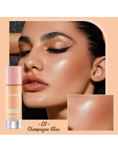 Filtro Líquido Halo Glow UCANBE 25.8 g - Brillo Champagne