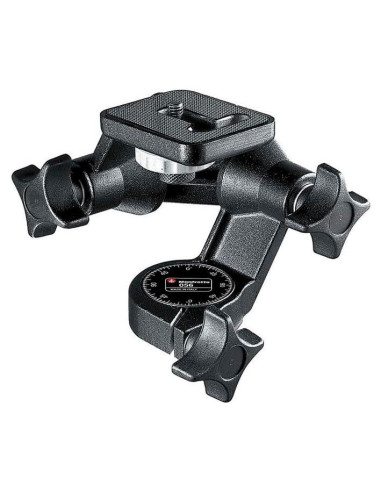 Cabezal de trípode 3D Junior Manfrotto 056, 360 rotación