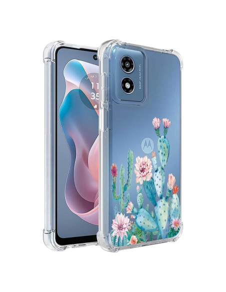 Funda Protectora TPU Floral para Moto G Play 2024 4G - Sidande Funda Protectora TPU Floral para Moto G Play 2024 4G - Sidande