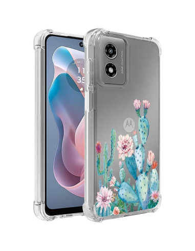 Funda Protectora TPU Floral para Moto G Play 2024 4G - Sidande