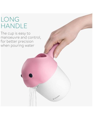 Rociador de Cabello para Bebés Navaris - Taza Animal Rosa