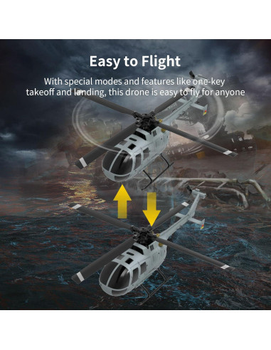 Helicóptero RC SPEEDY BEE BO105 C186 4CH con Giroscopio