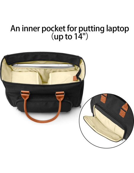 Bolsa para Extractor de Leche LUXJA con Enfriador Negro Bolsa para Extractor de Leche LUXJA con Enfriador Negro