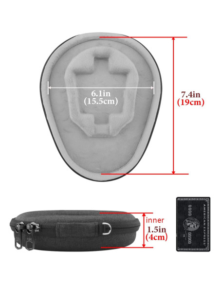Funda Dura Geekria para Auriculares - Compatible con LG, Sony, Jabra Funda Dura Geekria para Auriculares - Compatible con LG, Sony, Jabra