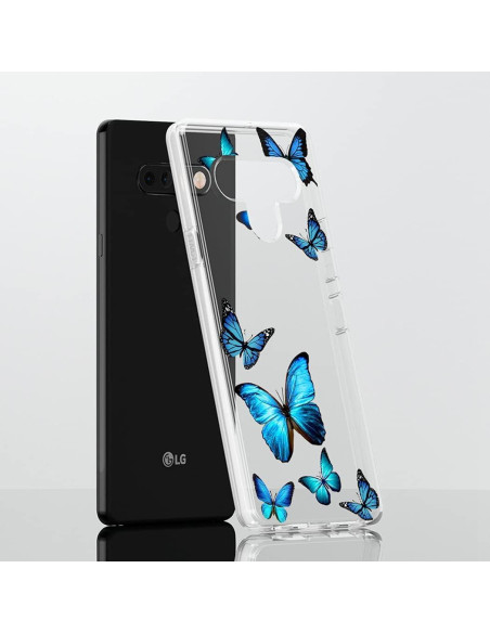 Funda TPU LG Stylo 6 Mariposa Azul - Protección Ultra Clara Funda TPU LG Stylo 6 Mariposa Azul - Protección Ultra Clara