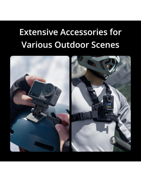 Cámara DJI Osmo Action 4 Combo Estándar con Accesorios 47 Piezas