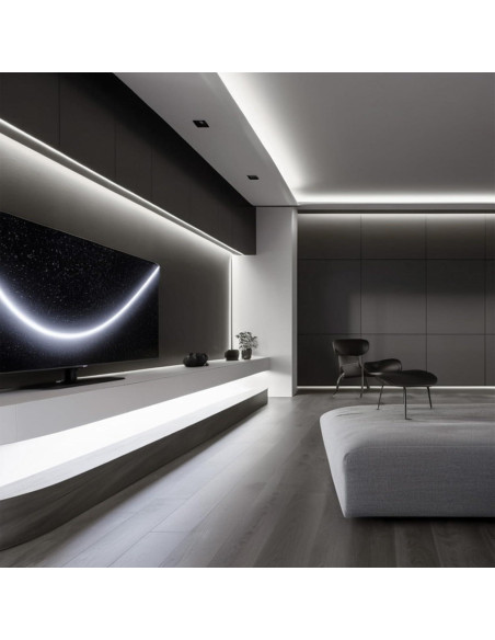 Tira de Luz Neón LED Blanca 1m LFKJ con Control Táctil Tira de Luz Neón LED Blanca 1m LFKJ con Control Táctil
