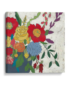 Lienzo Decorativo Canvas Lab Brilliant Blossoms II 20x20 cm