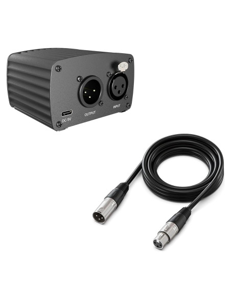 Cable de micrófono XLR FIFINE 3m con alimentación phantom 48V Cable de micrófono XLR FIFINE 3m con alimentación phantom 48V