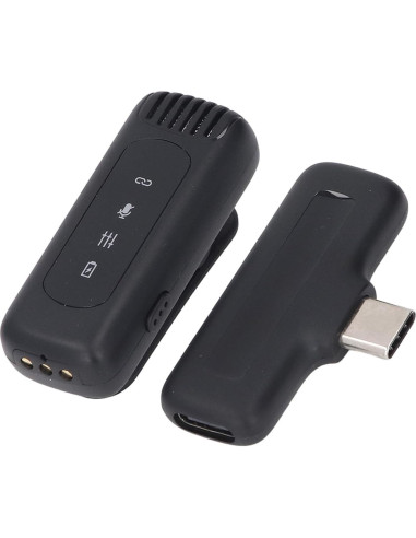 Micrófono Lavalier Inalámbrico Genérico USB C 360 Sonido Claro