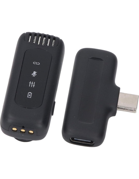 Micrófono Lavalier Inalámbrico Genérico USB C 360 Sonido Claro Micrófono Lavalier Inalámbrico Genérico USB C 360 Sonido Claro