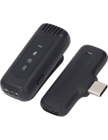 Micrófono Lavalier Inalámbrico Genérico USB C 360 Sonido Claro