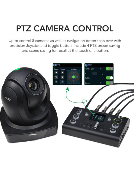 Mezclador de Video RGBlink Mini-Pro 4K con Monitor Integrado Mezclador de Video RGBlink Mini-Pro 4K con Monitor Integrado