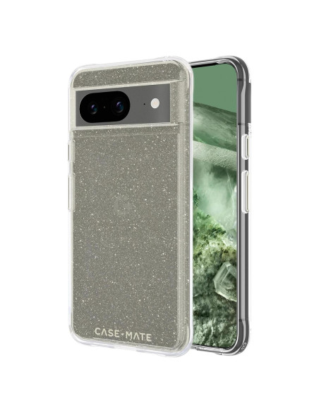 Funda Case-Mate para Google Pixel 8 - Cristal Dorado Transparente Funda Case-Mate para Google Pixel 8 - Cristal Dorado Transparente