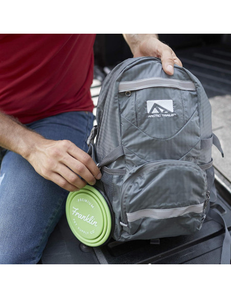 Mochila de Viaje Plegable Franklin Sports 0.23 kg Gris Mochila de Viaje Plegable Franklin Sports 0.23 kg Gris