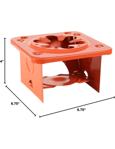 Estufa Plegable de Un Solo Quemador Rothco - Metal Rojo Estufa Plegable de Un Solo Quemador Rothco - Metal Rojo