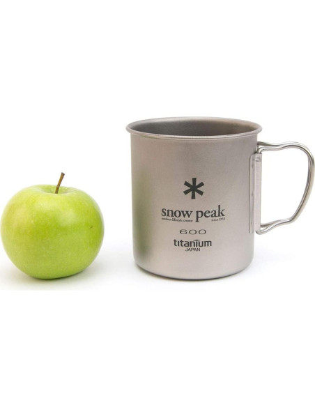 Taza de Camping de Titanio Snow Peak 600 - Ligera y Compacta Taza de Camping de Titanio Snow Peak 600 - Ligera y Compacta