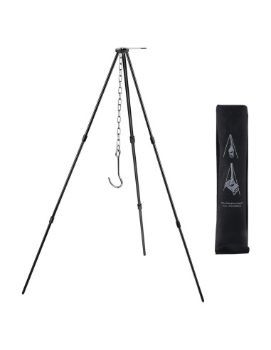 Soporte de Parrilla Ajustable NewBEP para Camping 80 cm