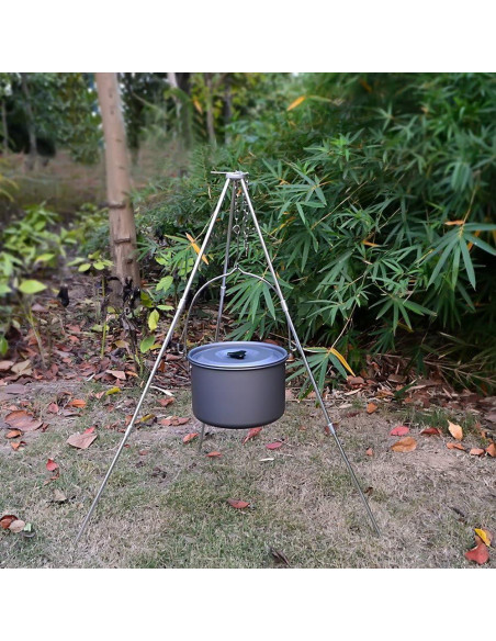 Soporte de Parrilla Ajustable NewBEP para Camping 80 cm Soporte de Parrilla Ajustable NewBEP para Camping 80 cm