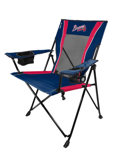 Silla Plegable Kijaro Dual Lock Pro Atlanta Braves 136 kg Silla Plegable Kijaro Dual Lock Pro Atlanta Braves 136 kg