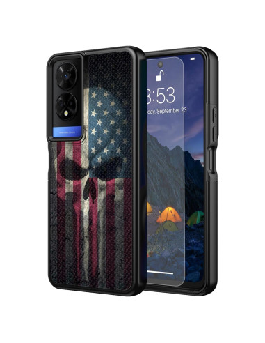 Funda TCL 50 XE 5G con Protector de Pantalla Vidrio Templado